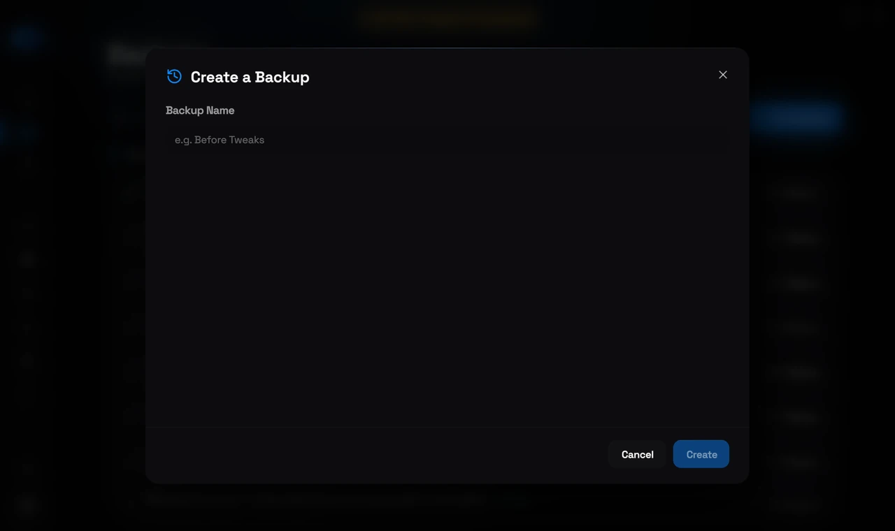 Take a restore point first