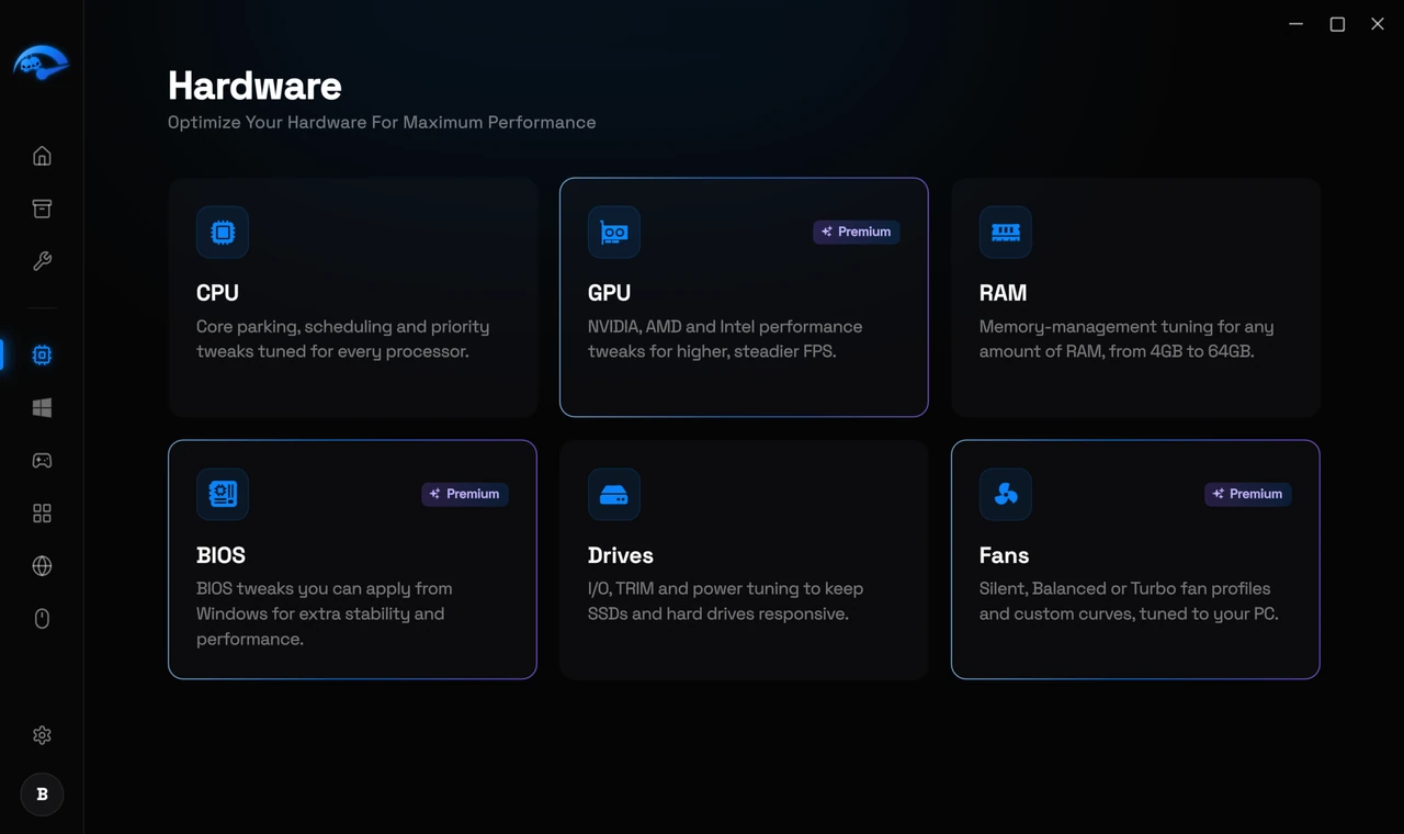 Tune your actual hardware