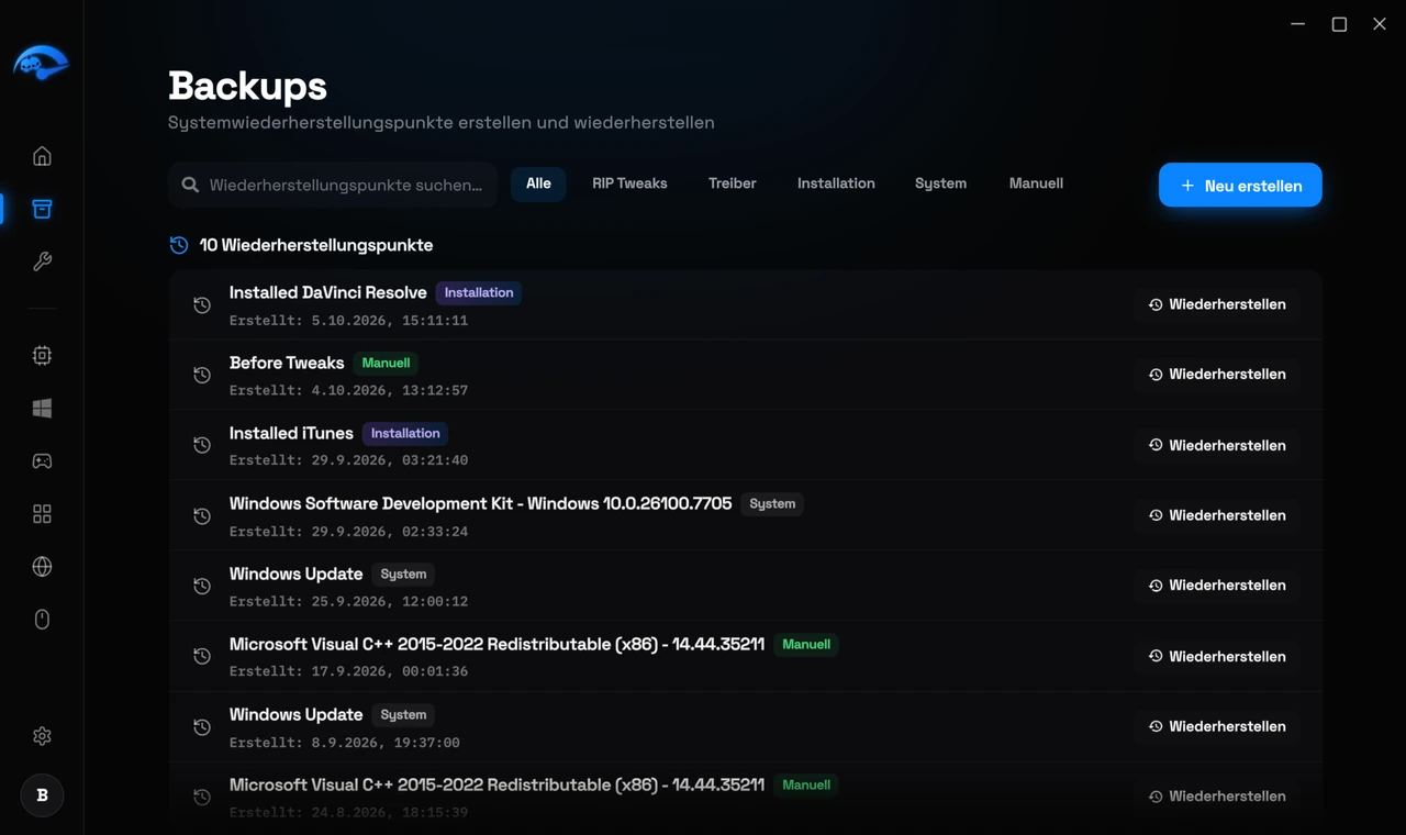 RIP Tweaks Screenshot