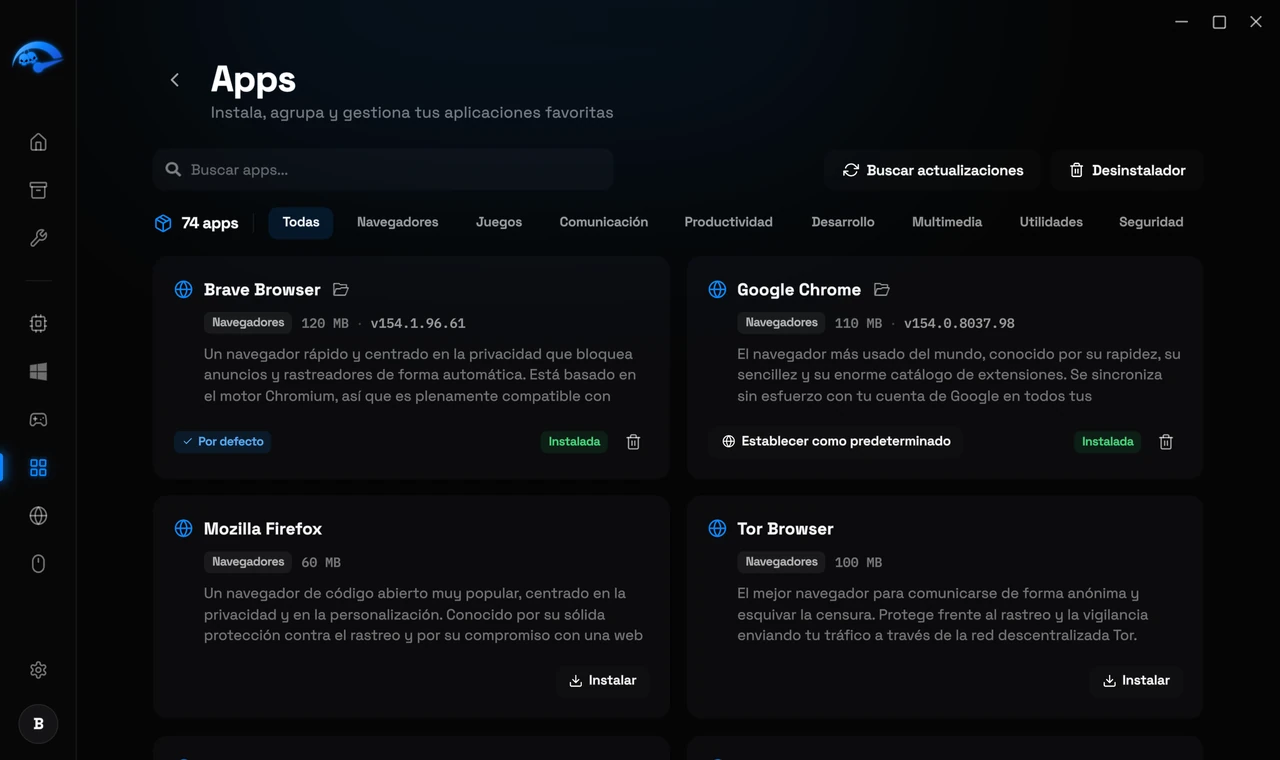 Captura de RIP Tweaks