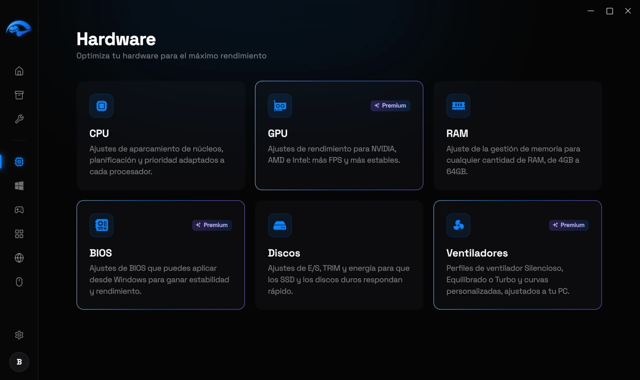 Afina tu hardware de verdad