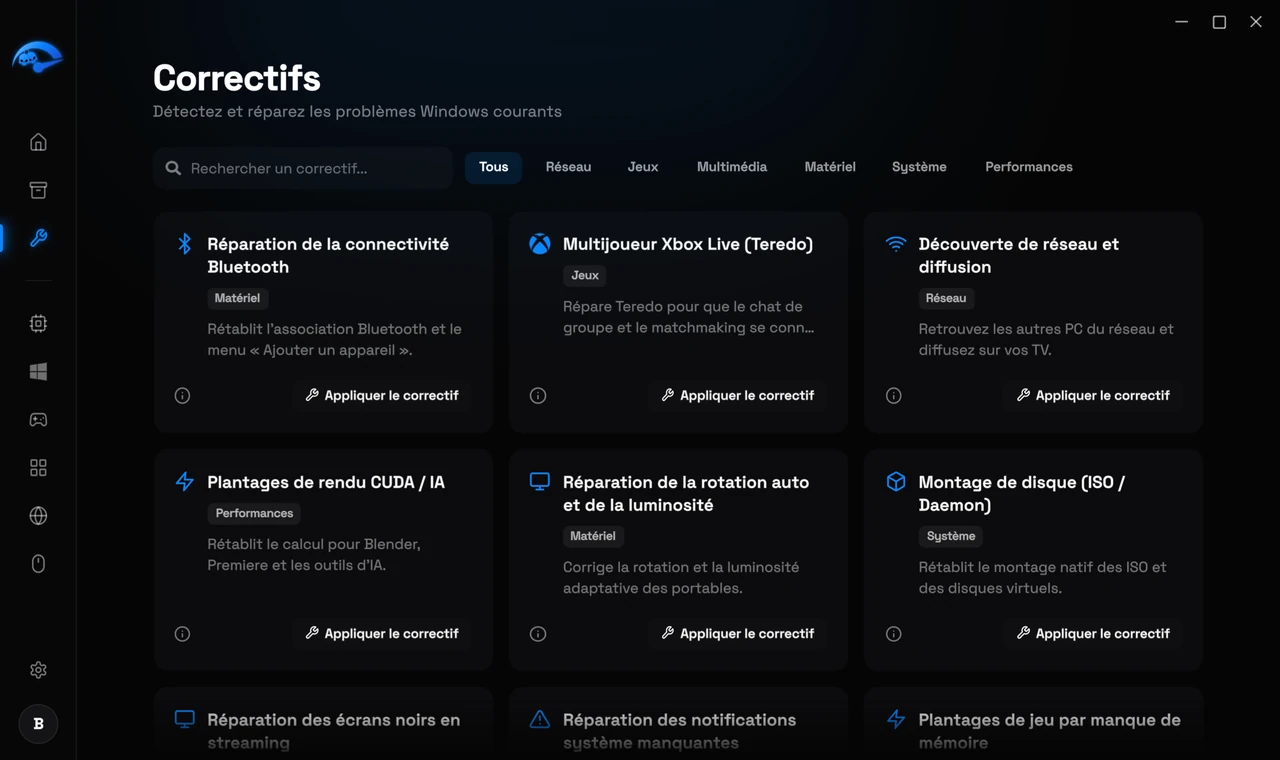 Capture d'écran de RIP Tweaks