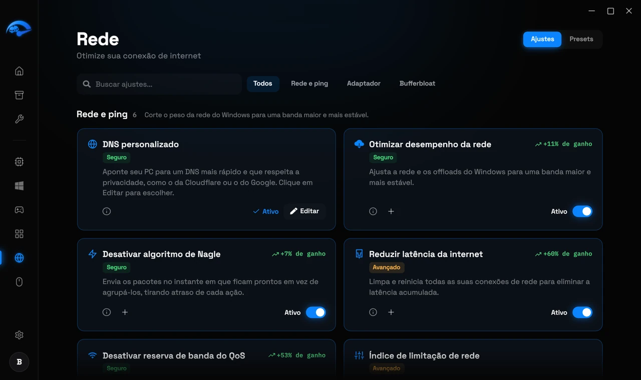 Captura de tela do RIP Tweaks